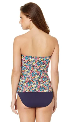 Anne Cole High Waist Bottom In Navy