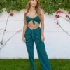 Amanda Stanton X PQ Fern Waverly Tie Pant