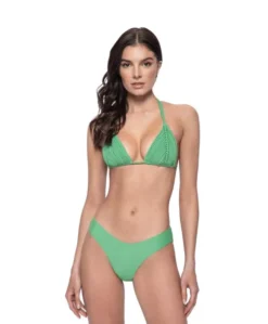 PQ Swim Isla Triangle Top In Agave