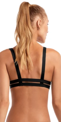 Vitamin A EcoLux Neutra Bralette Top In Black -Sunflai Swimwear Shop back40T ECB 42B ECB BACK 0632 T3
