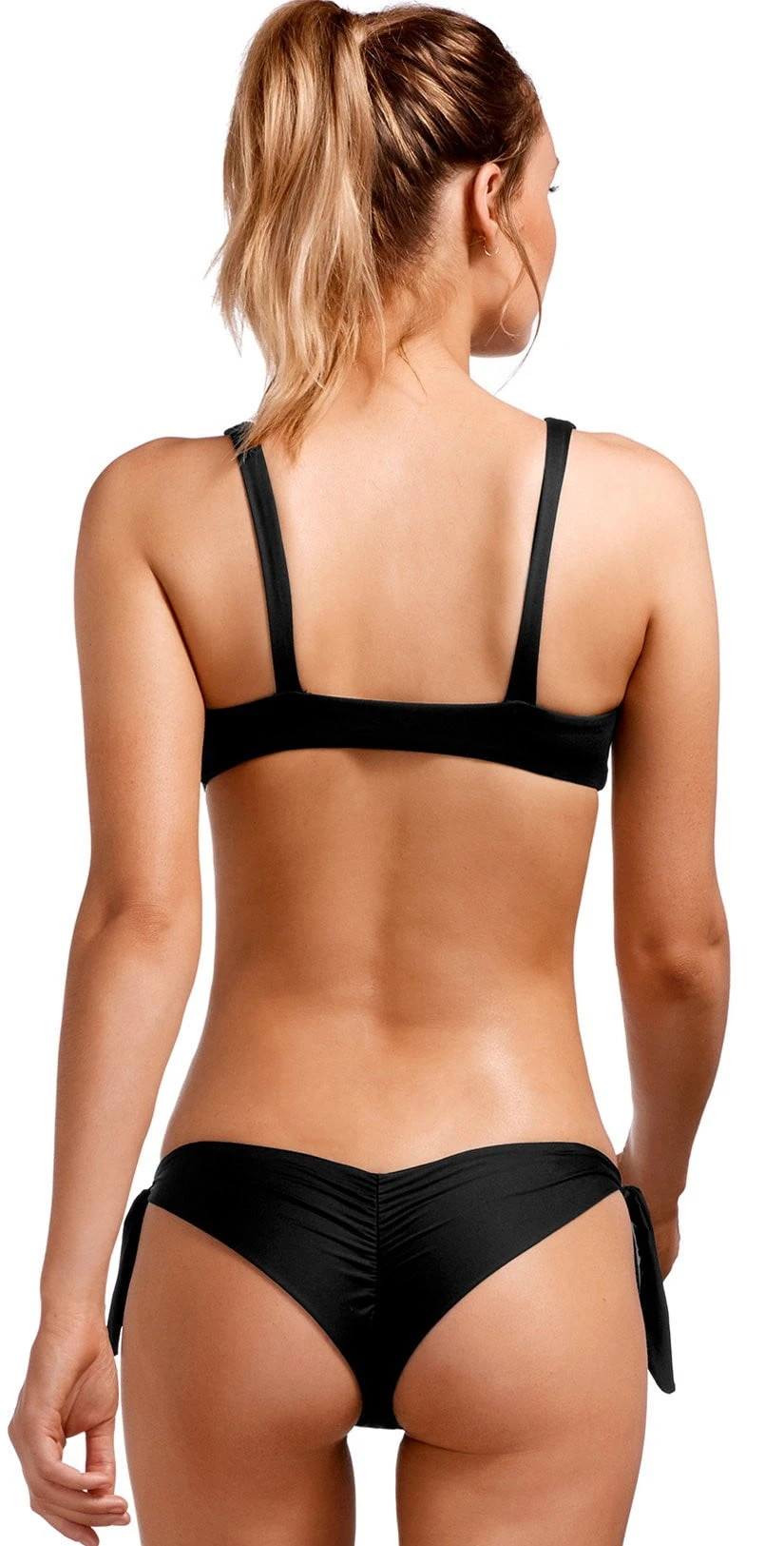 Vitamin A EcoLux Lou Bikini Top In Black 2 Vitamin A EcoLux Lou Bikini Top In Black - Image 2