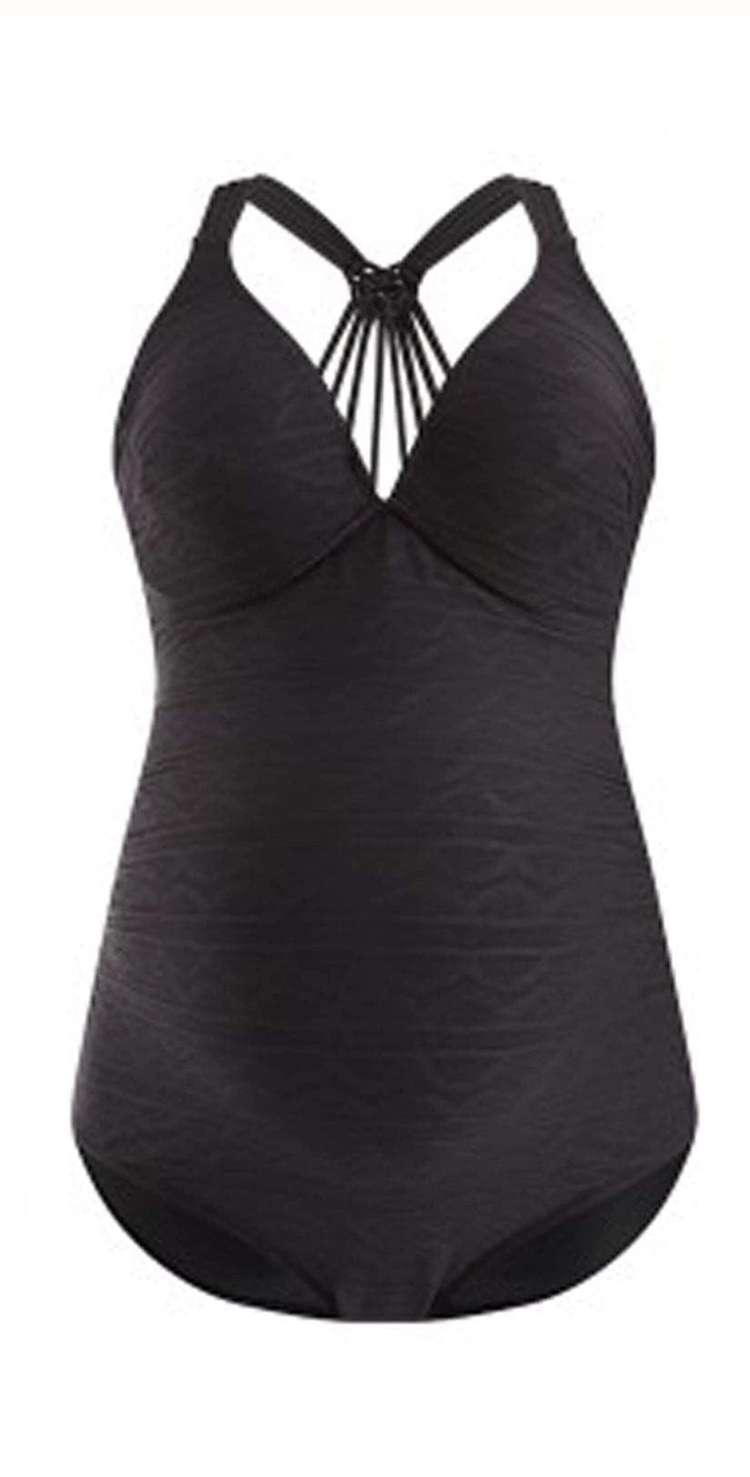 Cache Coeur Maternity Bali One Piece Swimsuit In Black 3 Cache Coeur Maternity Bali One Piece Swimsuit In Black - Image 3
