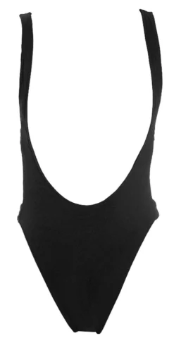 L Space Mayra One-Piece In Black RHMYMC18-BLK -Sunflai Swimwear Shop black one peice backRHMYMC18 BLK 2
