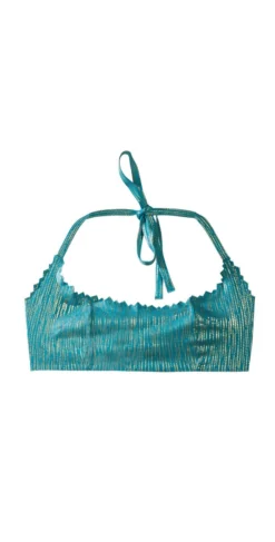 PilyQ Sea Shine Reversible Zig Zag Bikini Top 6 PilyQ Sea Shine Reversible Zig Zag Bikini Top -Sunflai Swimwear Shop blue and gold sideR18 FLAT 02 SEA 157B