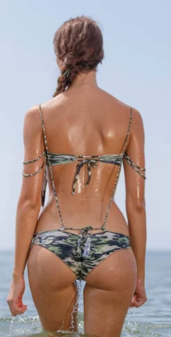 Flor De Piel Paty Bottom In Camo