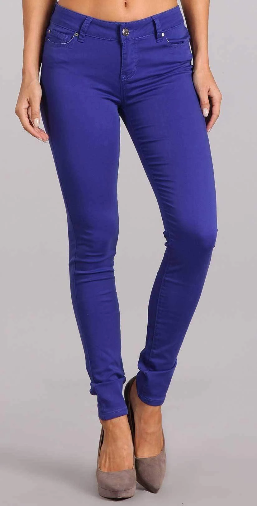 Celebrity Pink Skinny Mid Rise Pant In Spectrum Blue CJ21038Z35 1 Celebrity Pink Skinny Mid Rise Pant In Spectrum Blue CJ21038Z35