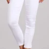 Celebrity Pink Skinny Mid Rise Crop Pant In White CJ40104SG