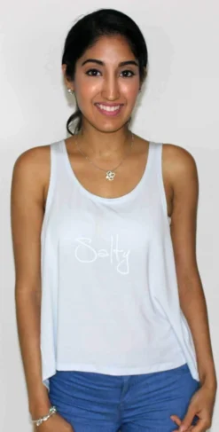 Ete Apparel Salty Tank Top In Light Blue 1-10-SALTY-17-P