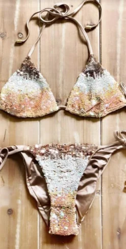 Beach Bunny Ariel Triangle Bikini Top In Blush 5 Beach Bunny Ariel Triangle Bikini Top In Blush -Sunflai Swimwear Shop flatarielnude