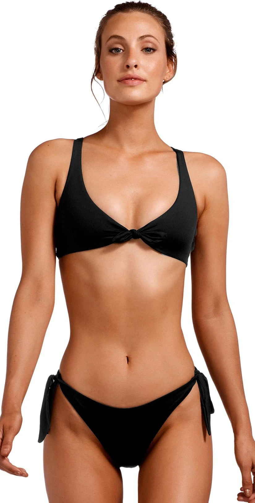 Vitamin A EcoLux Lou Bikini Top In Black 1 Vitamin A EcoLux Lou Bikini Top In Black