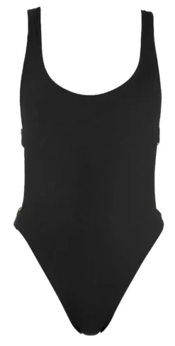 L Space Mayra One-Piece In Black RHMYMC18-BLK -Sunflai Swimwear Shop front view black one pieceRHMYMC18 BLK 1