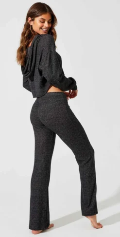 Beach Bunny Josie Pant In Black