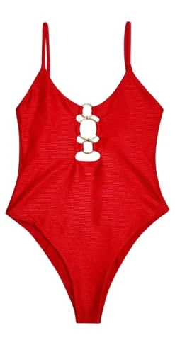 Beach Bunny Katrina One Piece Swimsuit In Red B191471P REDD -Sunflai Swimwear Shop katrina b191471p redd 1800x cda7a90d 2393 4603 82bb f1ad0544522e