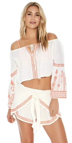 L Space Crawford Top In Ivory CAWTP18-IVO