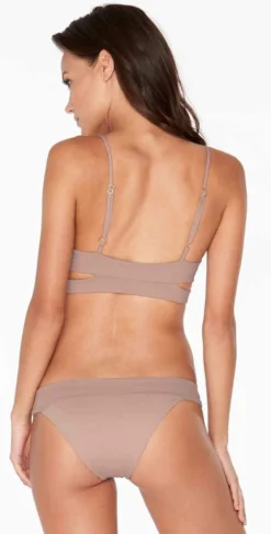 L*Space Veronica Bikini Bottom In Dusty Pearl
