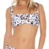 L Space Turlington Bikini Top In Techno Garden