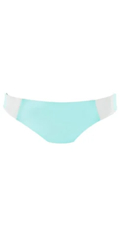 L Space Mia Color Block Reversible Bottom In Light Turquoise CBMAC16-LIT -Sunflai Swimwear Shop l space CBMAC16 LIT