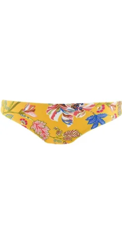 L*Space Emma Pacific Bloom Bikini Bottom In Sunshine Gold -Sunflai Swimwear Shop l space PB25B18 SUG