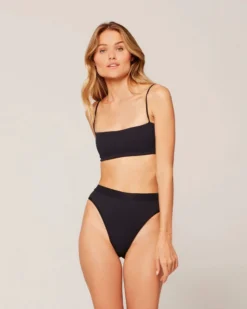 L* Space Ribbed Frenchi Bikini Bottom
