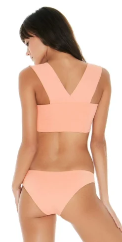L Space Sandy Bikini Bottom In Tropical Peach -Sunflai Swimwear Shop l space parker top in tropical peachLSPAT17 TRP LSSNC16 TRP 3 4afd0dc8 e242 4c16 b72a 12d0ab16a734