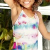 Little Peixoto Girls Zoe One Piece In Sunrise Tie Dye 51806-P62