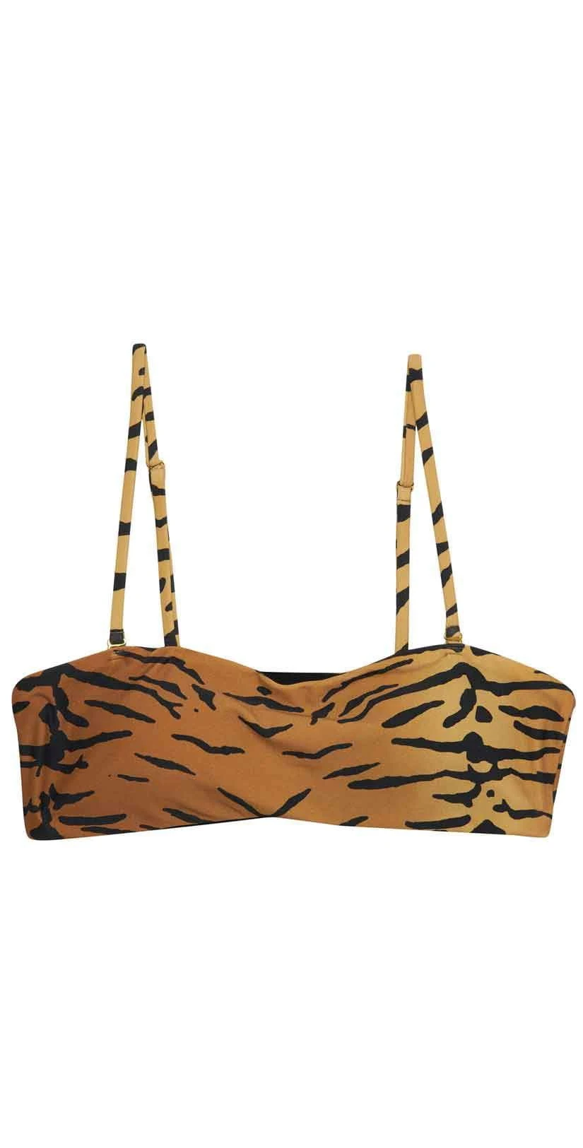 Beach Bunny London Bralette Top In Tiger 3 Beach Bunny London Bralette Top In Tiger - Image 3