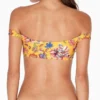 L*Space Emma Pacific Bloom Bikini Bottom In Sunshine Gold