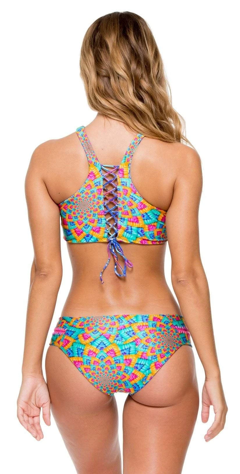 Luli Fama Star Girl High Neck Reversible Bikini Top 2 Luli Fama Star Girl High Neck Reversible Bikini Top - Image 2