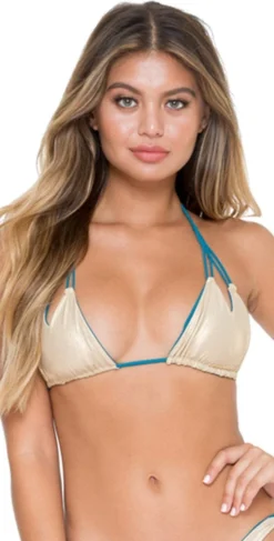 Luli Fama Cosita Buena Knotted Triangle Bikini Top In Exuma 6 Luli Fama Cosita Buena Knotted Triangle Bikini Top In Exuma -Sunflai Swimwear Shop luli famaL176 206 551 428 bz