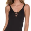 Malai Chief Fishbone One Piece In Black OP0084-BLK