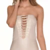 Malai Glam Fishbone One Piece In Gold OP0111-GLD