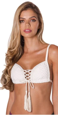 Montce Palmilla Blanco Prima Top In Ivory