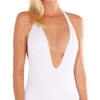 Peixoto Flamingo Latin One Piece In White 1302L-S18-WHT