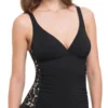 Profile By Gottex Allure Skirted One Piece In Black E846-2D05-001