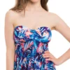 Profile By Gottex Tahiti Bandeau Flyaway One Piece Swimsuit
