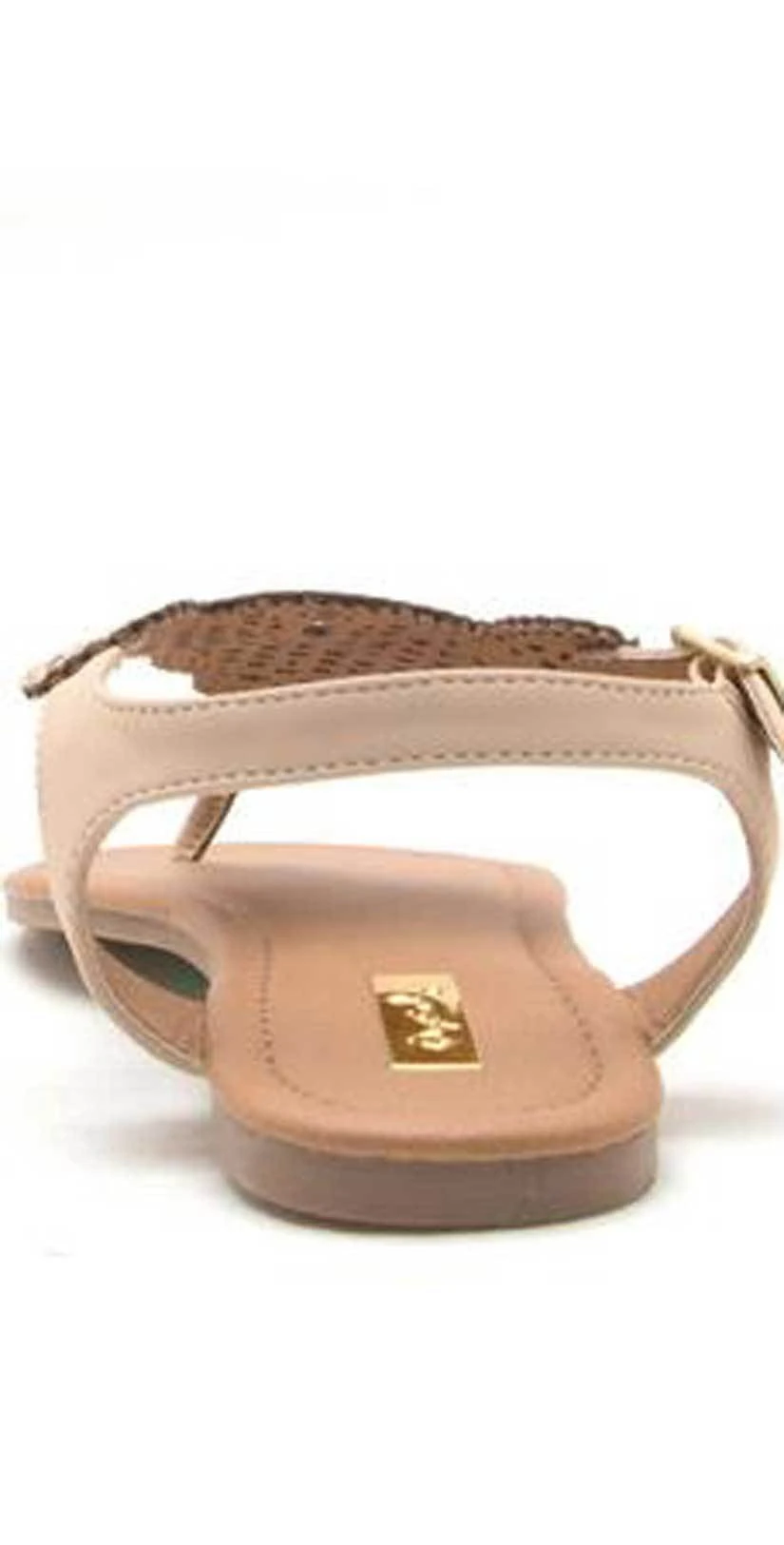 Qupid Shoes Archer Cut Out Sandal In Nude ARCHER-207X NUDE 2 Qupid Shoes Archer Cut Out Sandal In Nude ARCHER-207X NUDE - Image 2