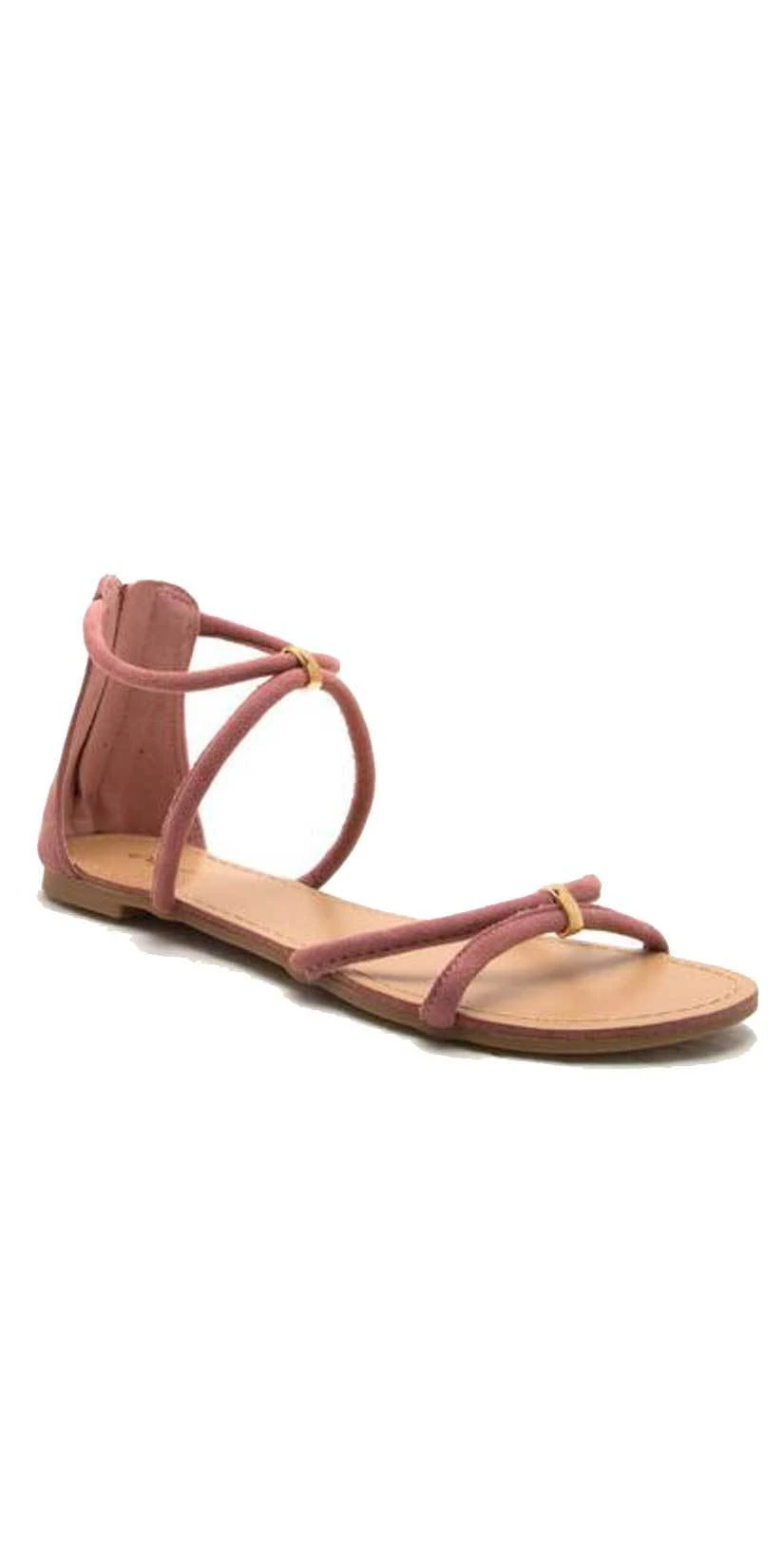Qupid Shoes Archer Banded Sandal ARCHER-391 MAUVE 1 Qupid Shoes Archer Banded Sandal ARCHER-391 MAUVE
