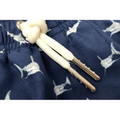 Bermies Kids Swim Trunk In Sharks -Sunflai Swimwear Shop sharkskids