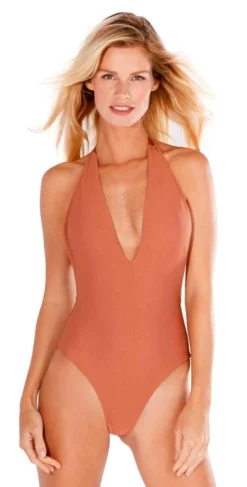 Peixoto St. Kitts One Piece Swimsuit In Bronze Beach 31706L-TB70
