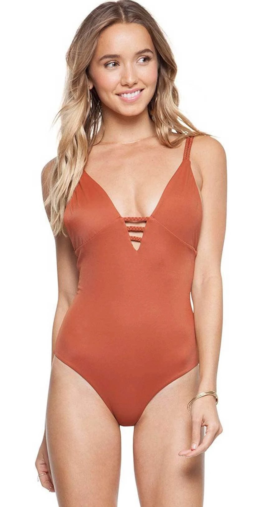 Tori Praver Mattie One Piece In Henna 1R18SOMTLM-HEN 1 Tori Praver Mattie One Piece In Henna 1R18SOMTLM-HEN