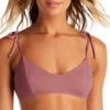 Vitamin A EcoLux Zuma Bralette Bikini Top In Dusty Rose
