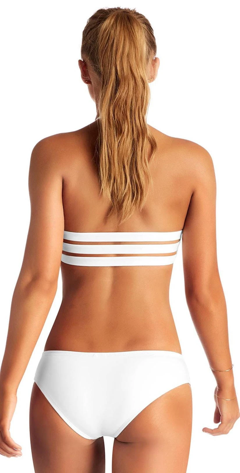 Vitamin A EcoLux Emelia Bikini Bottom In White 1 Vitamin A EcoLux Emelia Bikini Bottom In White