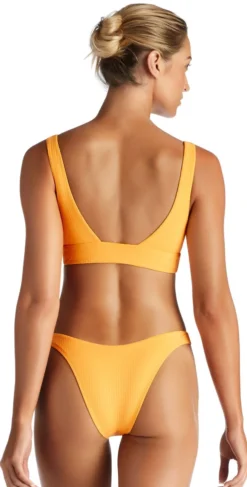 Vitamin A Sienna EcoRib Bikini Tank Top In Sunflower 809T SRB 6 Vitamin A Sienna EcoRib Bikini Tank Top In Sunflower 809T SRB -Sunflai Swimwear Shop vitamin a809T 812B SRB BACK 018 top detail1