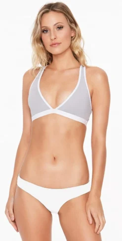 L Space Skylar Top In Fog Grey LASKT17-FGY 7 L Space Skylar Top In Fog Grey LASKT17-FGY -Sunflai Swimwear Shop white bottomLASKT17 FGY LSSNC16 FGY 2 458bbeae 7bd0 4706 8d05 c61c956cd3ab