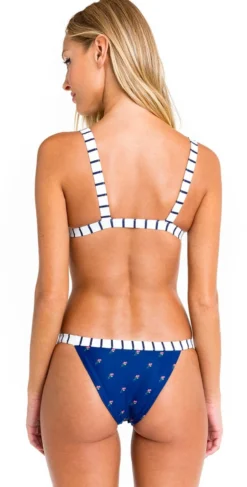 Wildfox Jessie Bikini Bottom In Navy